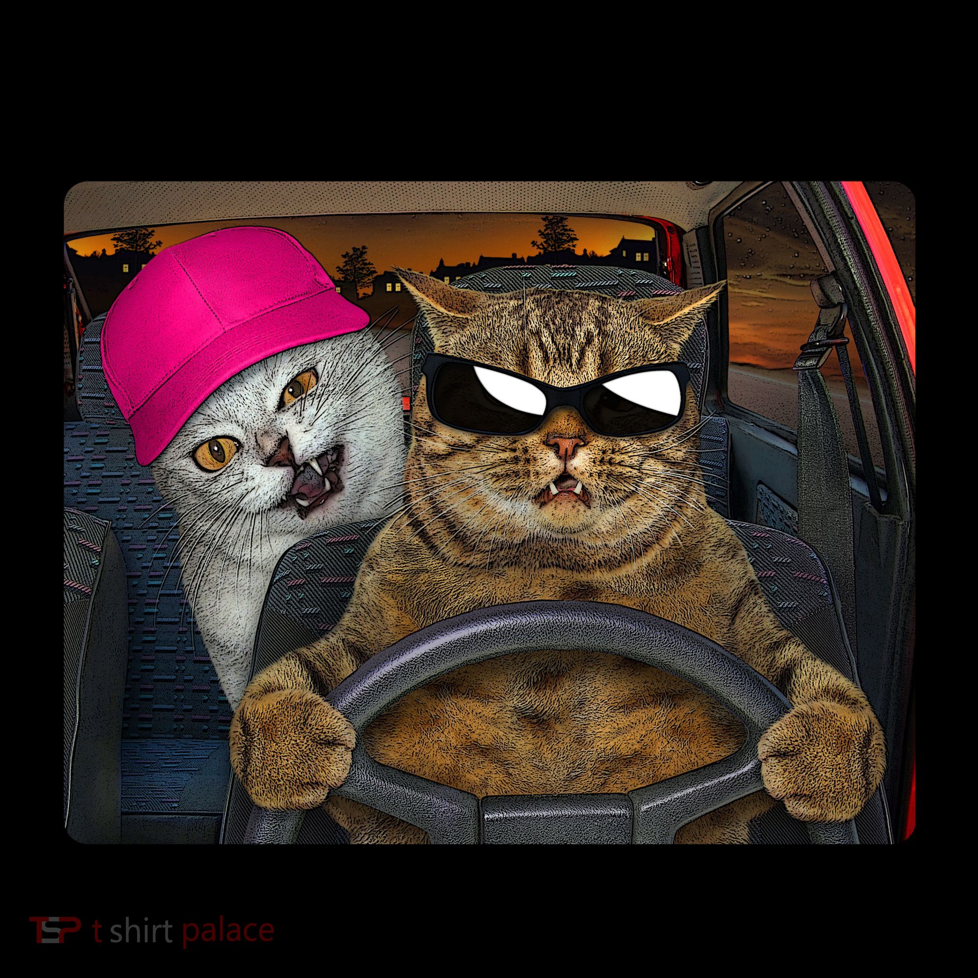 Funny Cats Get In Loser We're Getting Tacos Coffee Mug