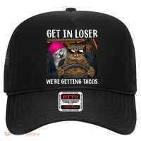 Funny Cats Get In Loser We're Getting Tacos Hat thumb 0