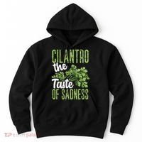 Funny Cilantro Green Herb Dislike Bad Taste Of Sadness Hoodie thumb 0