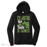 Funny Cilantro Green Herb Dislike Bad Taste Of Sadness Women's Hoodie thumb 0