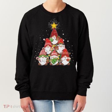 Funny Christmas Gnome Tree Women's Sweatshirt