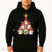 Funny Christmas Gnome Tree Hoodie thumb 2