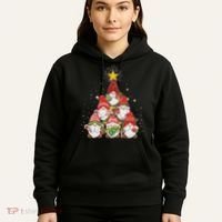 Funny Christmas Gnome Tree Hoodie thumb 5