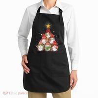 Funny Christmas Gnome Tree Apron thumb 2