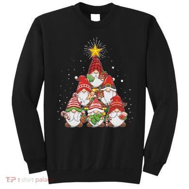 Funny Christmas Gnome Tree Sweatshirt