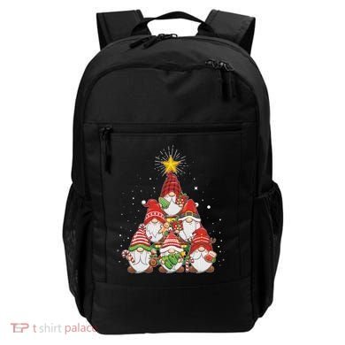 Funny Christmas Gnome Tree Backpack