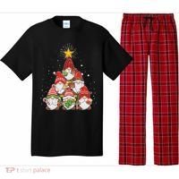 Funny Christmas Gnome Tree Pajama Set thumb 0