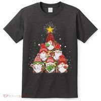 Funny Christmas Gnome Tree T-Shirt thumb 0