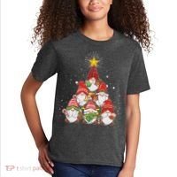 Funny Christmas Gnome Tree Kids T-Shirt thumb 2