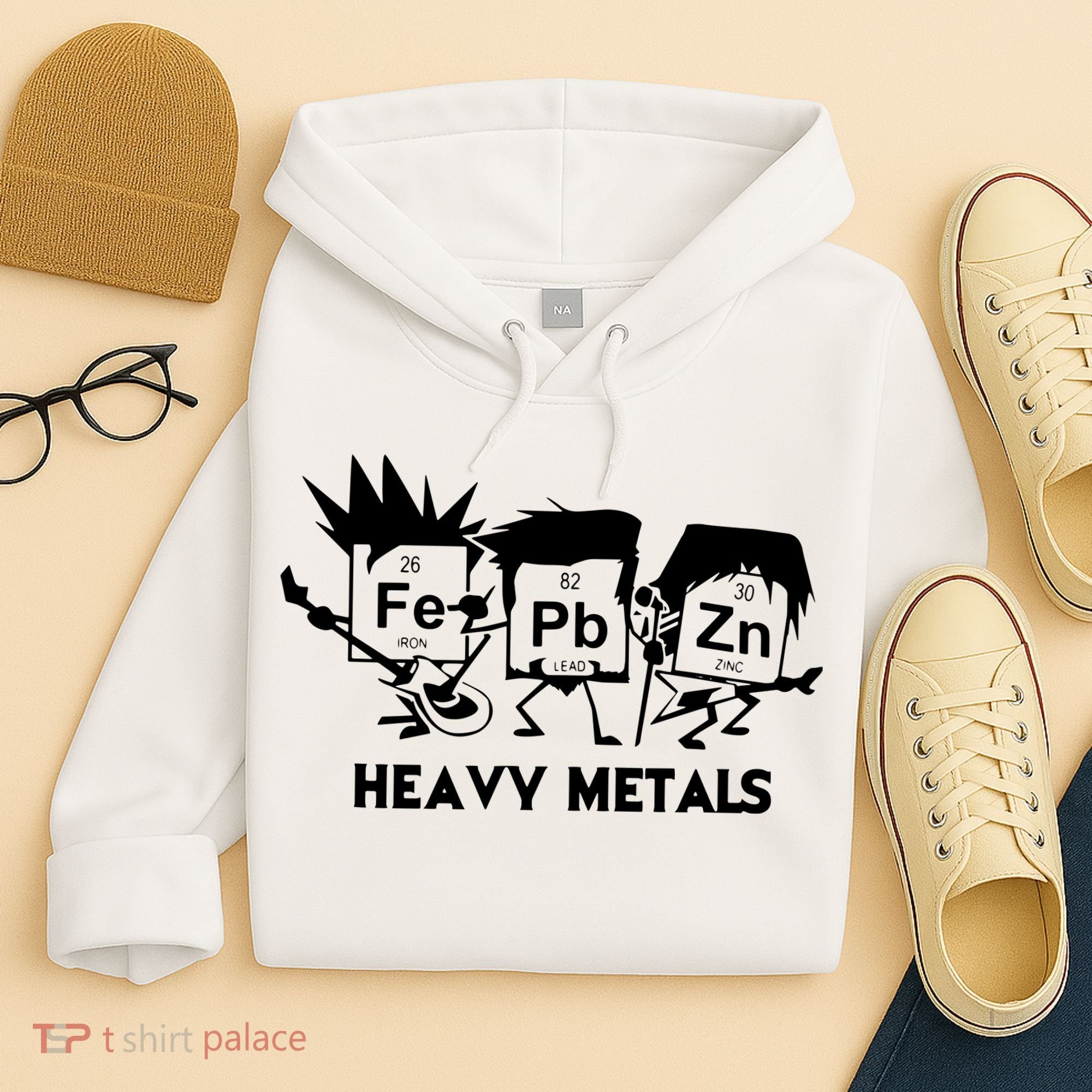 Funny Chemistry Gift Heavy Metals Hoodie
