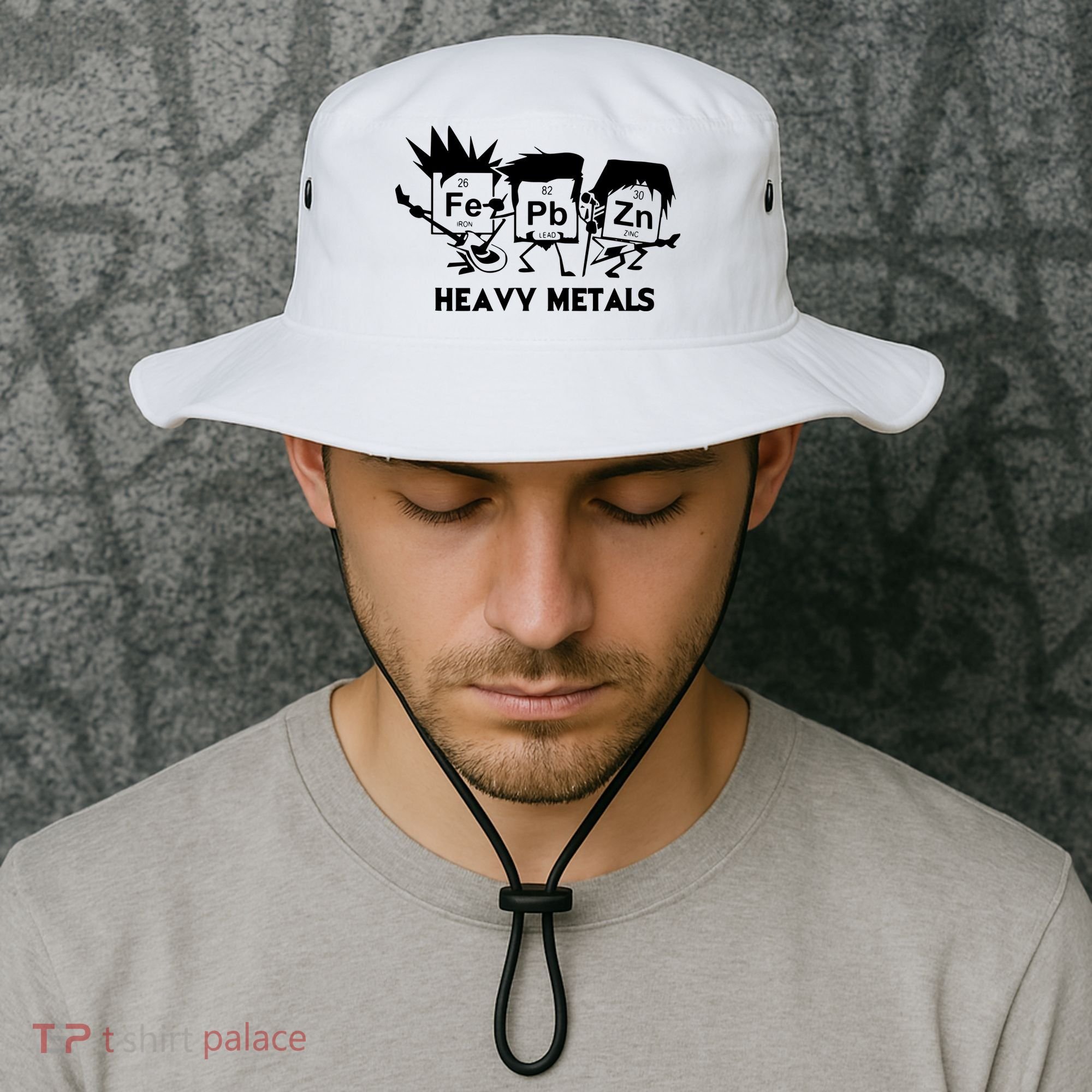 Funny Chemistry Gift Heavy Metals Bucket Hat