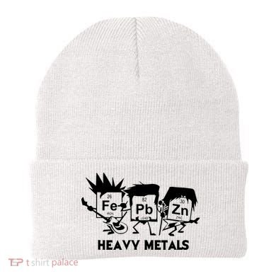 Funny Chemistry Gift Heavy Metals Beanie