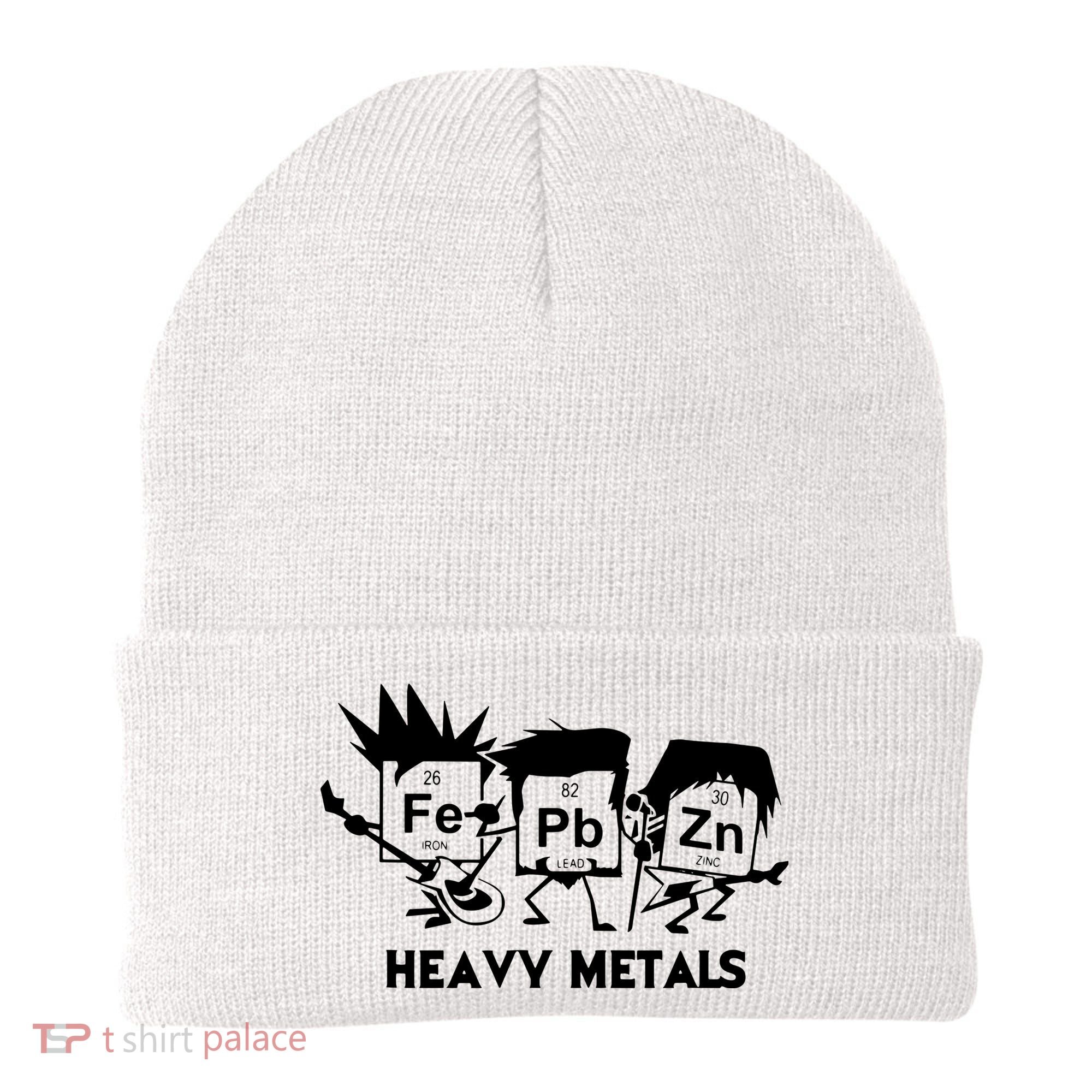 Funny Chemistry Gift Heavy Metals Beanie