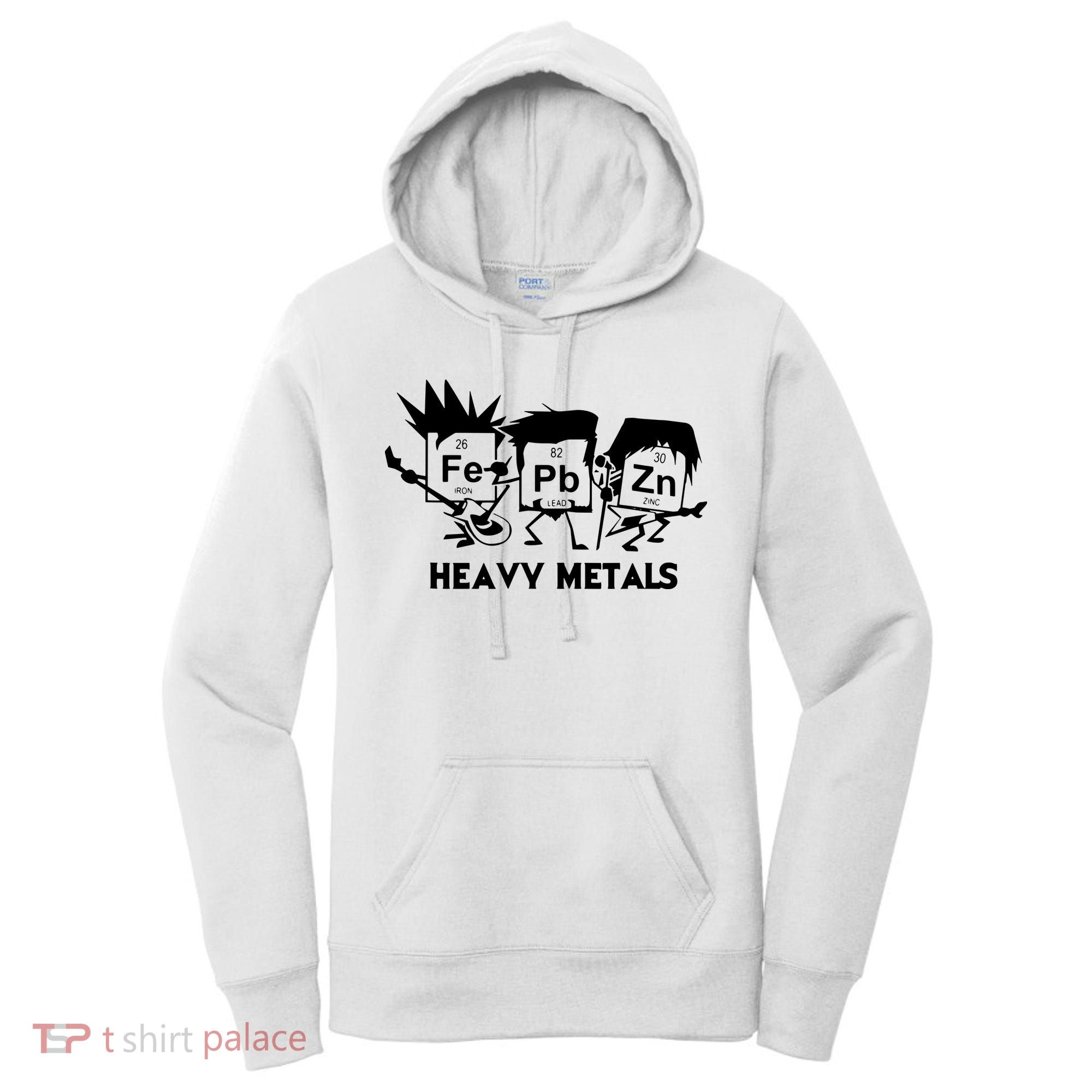 Funny Chemistry Gift Heavy Metals Women's Hoodie