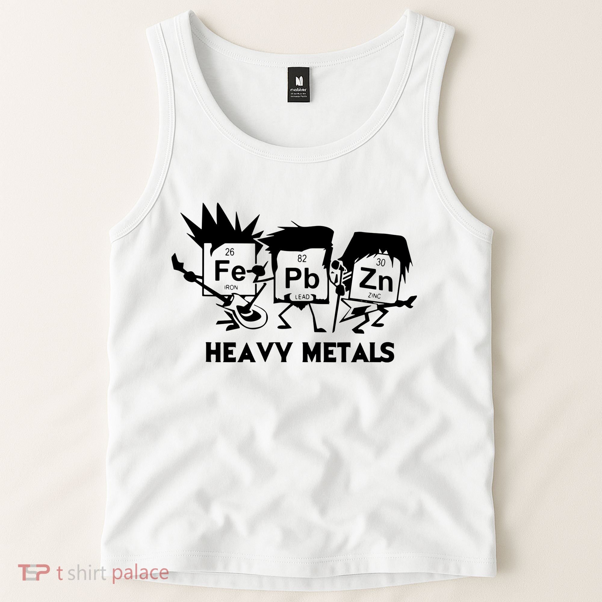 Funny Chemistry Gift Heavy Metals Tank Top