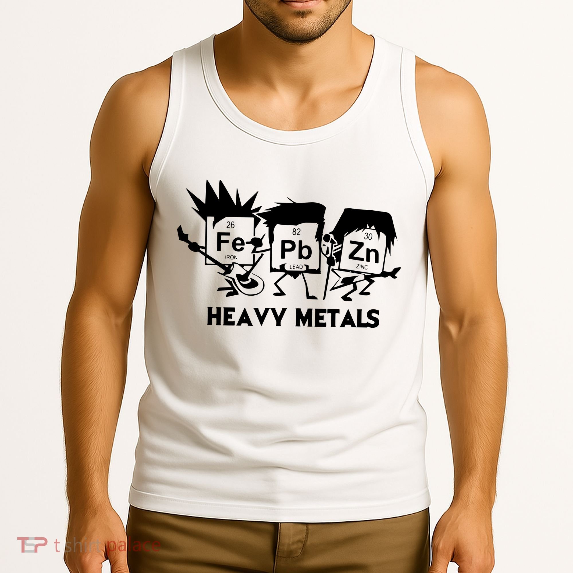 Funny Chemistry Gift Heavy Metals Tank Top