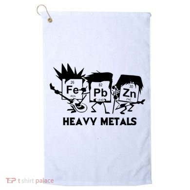 Funny Chemistry Gift Heavy Metals Golf Towel