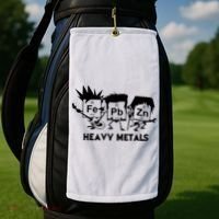 Funny Chemistry Gift Heavy Metals Golf Towel thumb 2
