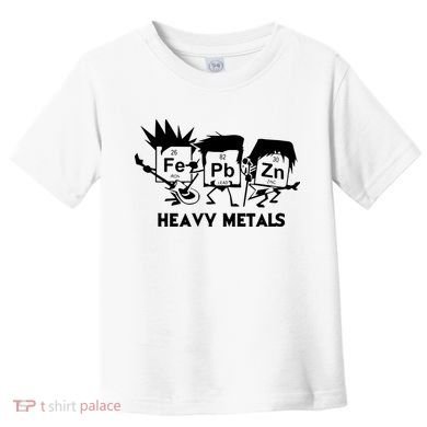Funny Chemistry Gift Heavy Metals Toddler T-Shirt