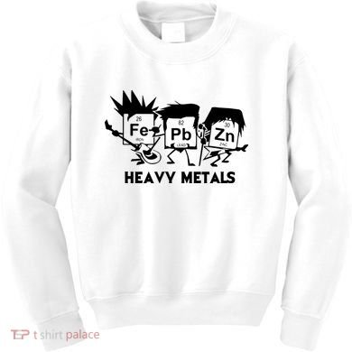 Funny Chemistry Gift Heavy Metals Kids Sweatshirt