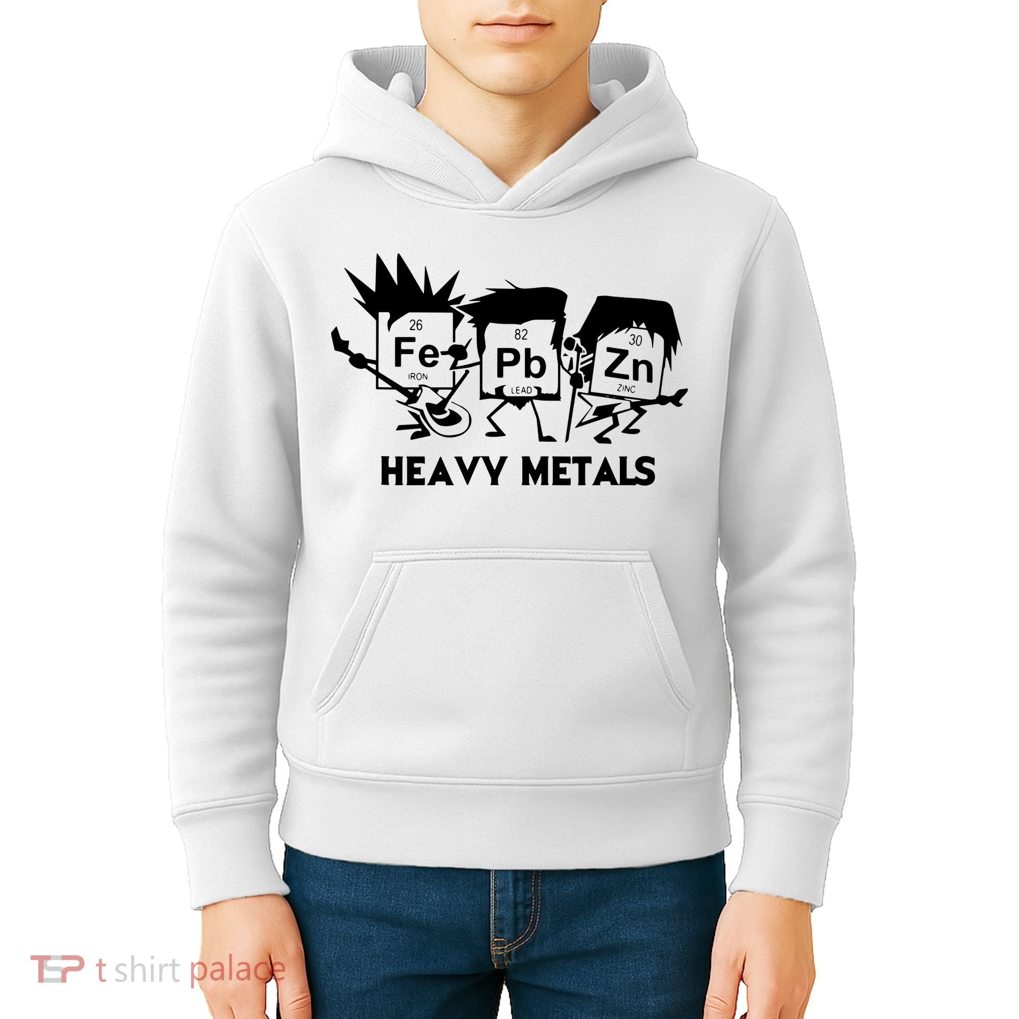 Funny Chemistry Gift Heavy Metals Kids Hoodie