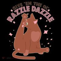 Funny Cat Give Em The Ol Razzle Dazzle Coffee Mug thumb 5