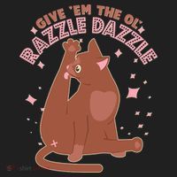 Funny Cat Give Em The Ol Razzle Dazzle Beanie thumb 2