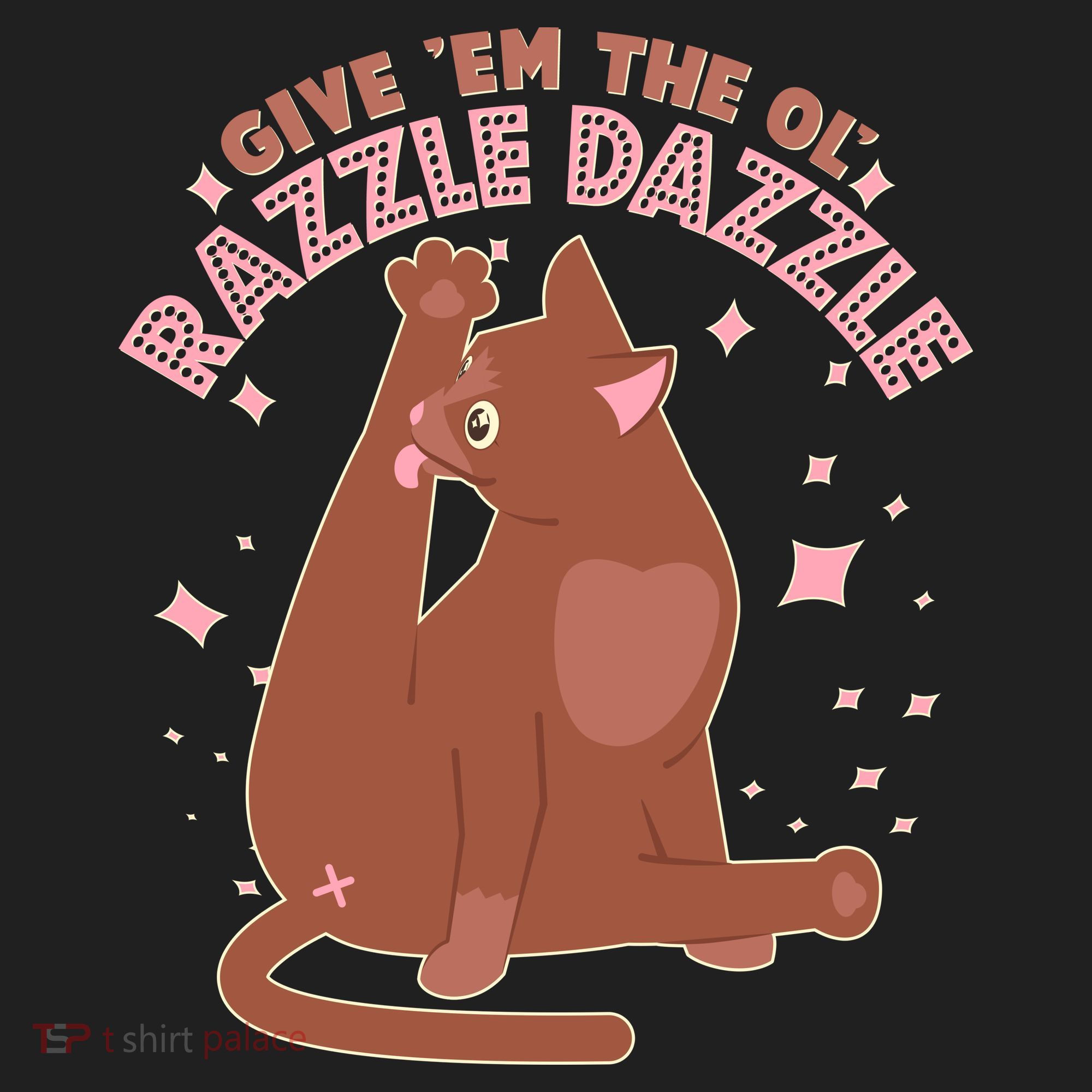 Funny Cat Give Em The Ol Razzle Dazzle Beanie