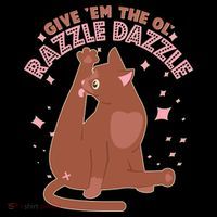 Funny Cat Give Em The Ol Razzle Dazzle Women's Hoodie thumb 2