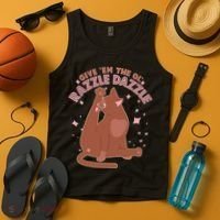Funny Cat Give Em The Ol Razzle Dazzle Tank Top thumb 4