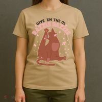 Funny Cat Give Em The Ol Razzle Dazzle T-Shirt thumb 4