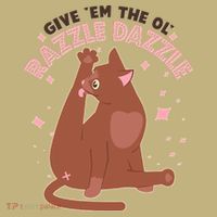 Funny Cat Give Em The Ol Razzle Dazzle Polo thumb 2
