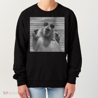 Funny Capybara Gifts Cool Capybara Selfie Women's Sweatshirt