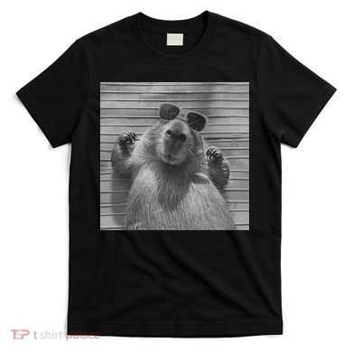 Funny Capybara Gifts Cool Capybara Selfie T-Shirt