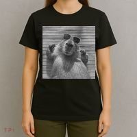 Funny Capybara Gifts Cool Capybara Selfie T-Shirt thumb 4