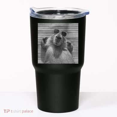 Funny Capybara Gifts Cool Capybara Selfie Tumbler