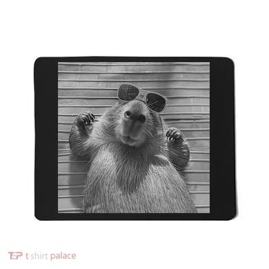 Funny Capybara Gifts Cool Capybara Selfie Mousepad