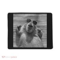 Funny Capybara Gifts Cool Capybara Selfie Mousepad thumb 0