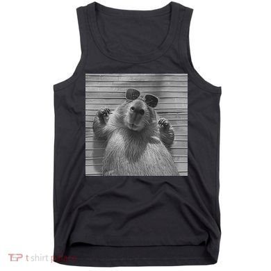 Funny Capybara Gifts Cool Capybara Selfie Tank Top