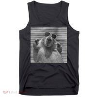 Funny Capybara Gifts Cool Capybara Selfie Tank Top thumb 0