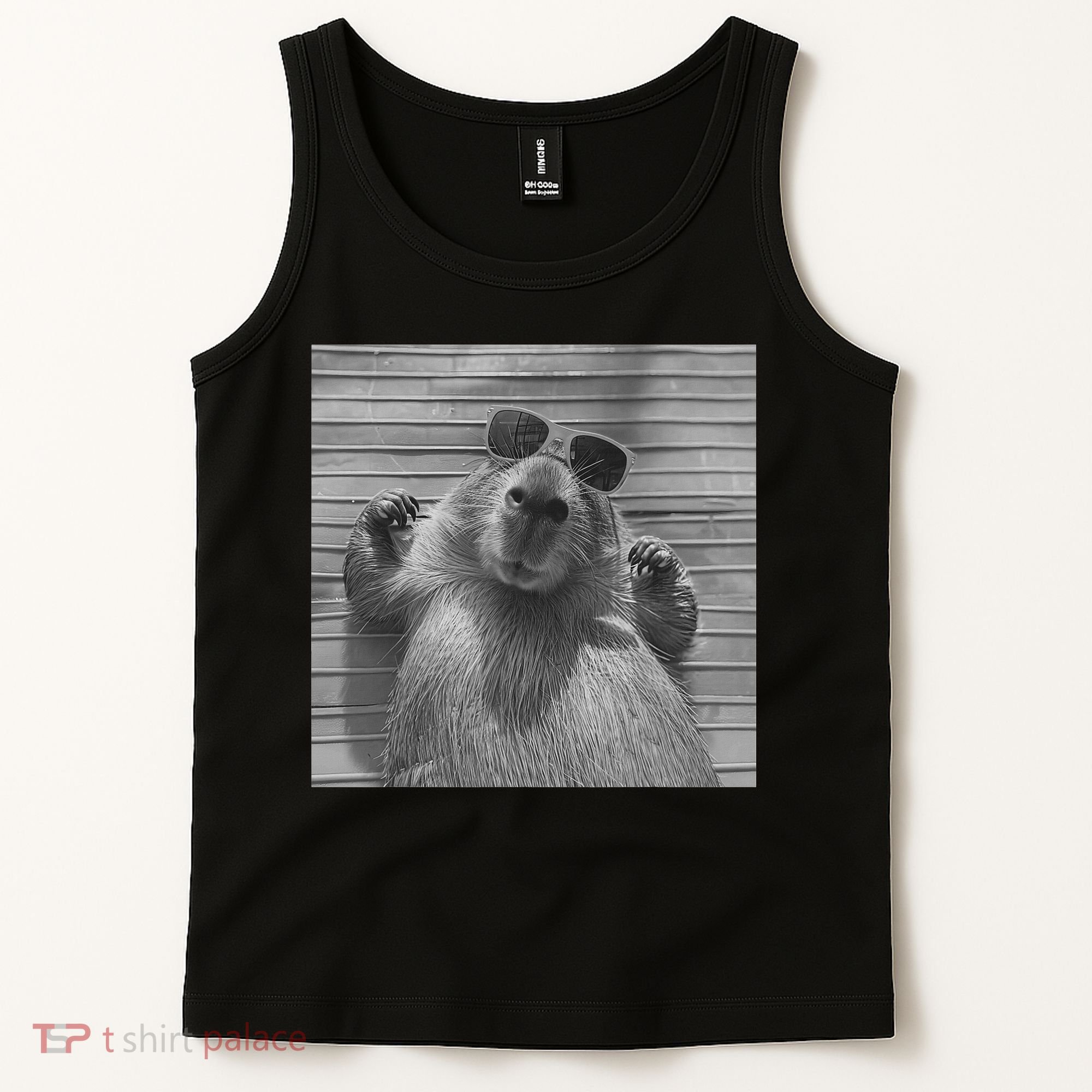 Funny Capybara Gifts Cool Capybara Selfie Tank Top