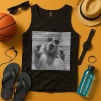 Funny Capybara Gifts Cool Capybara Selfie Tank Top thumb 4