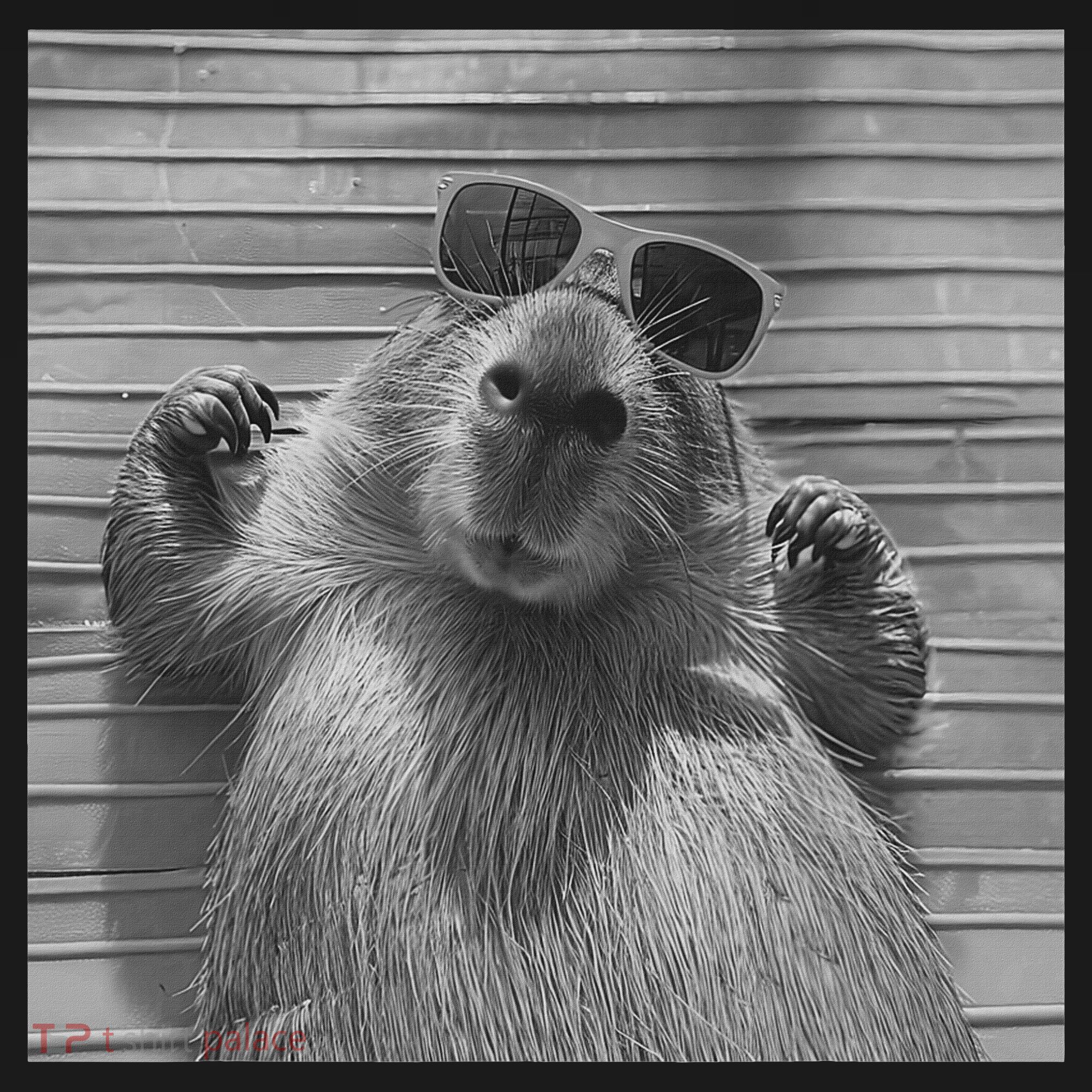 Funny Capybara Gifts Cool Capybara Selfie Visor