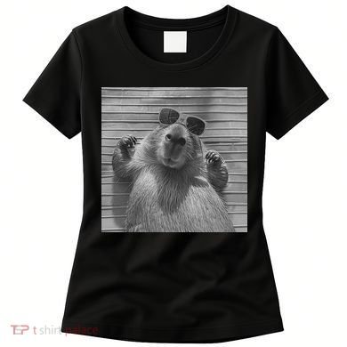 Funny Capybara Gifts Cool Capybara Selfie Women's T-Shirt
