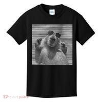 Funny Capybara Gifts Cool Capybara Selfie Kids T-Shirt thumb 0