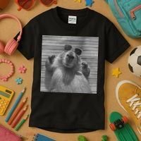 Funny Capybara Gifts Cool Capybara Selfie Kids T-Shirt thumb 3