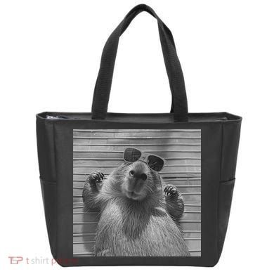 Funny Capybara Gifts Cool Capybara Selfie Tote Bag