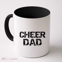 Father Cheerleading Gift From Cheerleader Daughter Cheer Dad Gift Coffee Mug thumb 0