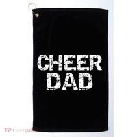 Father Cheerleading Gift From Cheerleader Daughter Cheer Dad Gift Golf Towel thumb 0