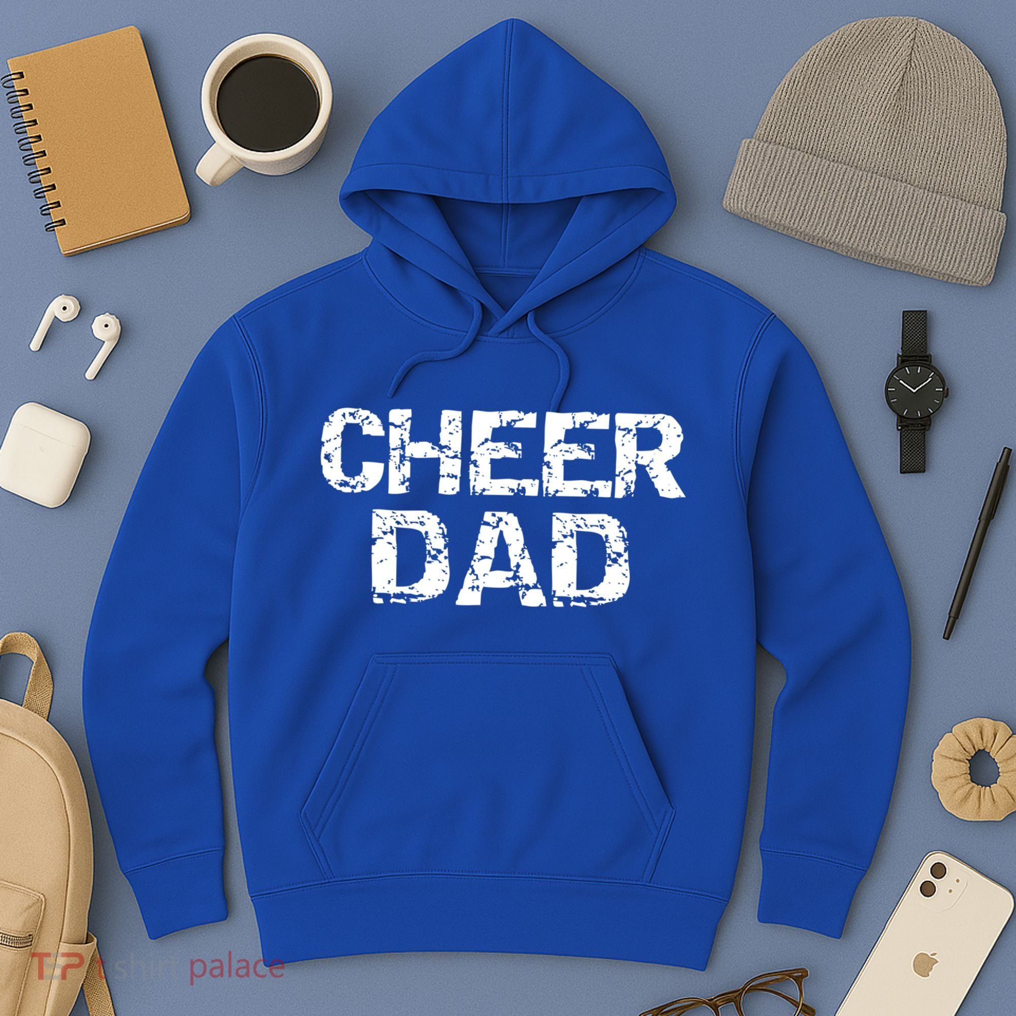 Father Cheerleading Gift From Cheerleader Daughter Cheer Dad Gift Hoodie